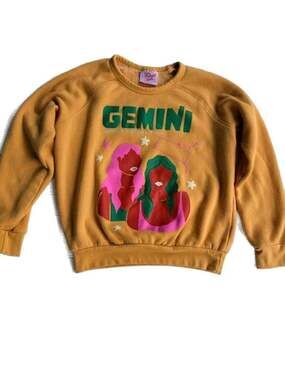 Midnight Rider Gemini Zodiac Graphic Sweatshirt
